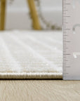 Dalia Beige Micro Grid Indoor Outdoor Rug
