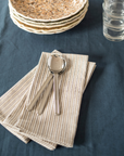 Clémence Table Napkin in Brown / Set of 4