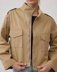 Monique Modern Cropped Utility Jacket - Cloth + Cabin