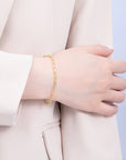 Minimalist Paperclip Chain Bracelet