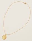 Gold Chain Coin Pendant Necklace
