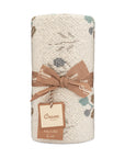 Avery Organic Cotton Knitted Baby Blanket (Poppy)