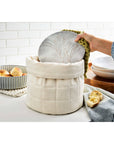Quilted Bread Bag Basket - Cloth + Cabin
