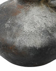 Rustic Dark Gray Ceramic Vase