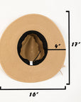 Straw Braided Rope Strap Sun Hat