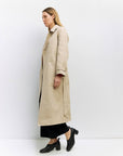 Diane Brushed Twill Trench Coat - Cloth + Cabin