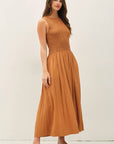 Rachael Smocked Midi Dress - Cloth + Cabin