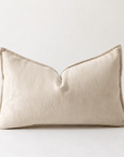 Champagne Chenille Woven 12"X20" Throw Pillow