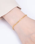 Minimalist Paperclip Chain Bracelet