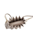 Carrie Pleated Vegan Bag- Bone - Cloth + Cabin