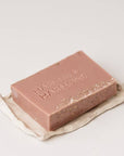Harvest + Harmony Honey Oatmeal Goat Milk Soap on Soap Dish
