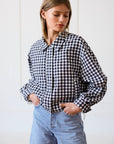 Leilani Gingham Zip Jacket