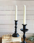 Black Empire Taper Candle Holder Small