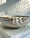 Temis Fluted Concrete Bowl - Cloth + Cabin