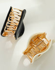 Nadia Solid Curved Metal Claw Clip - Cloth + Cabin