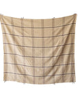 Mel Farmhouse Plaid Oversized Throw Side Fringe