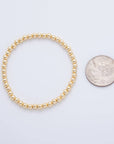 4mm Minimalist Round Ball Stretch Bracelet