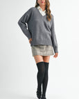 Tamara Oversized V-Neck Sweater