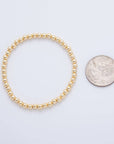 4mm Minimalist Round Ball Stretch Bracelet