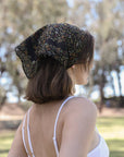 Vintage Floral Foliage Bandana Neckerchief
