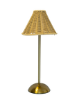 Golden Rattan Led USB Lamp