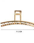 6-Pack Gold Tone Metal Hair Claws, Strong Hold_CWABE0199 - Cloth + Cabin