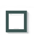 Green Square Chunky Notepad