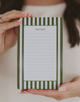 Striped Notepad - Cloth + Cabin