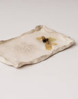 Harvest + Harmony Honey Oatmeal Goat Milk Soap on Soap Dish