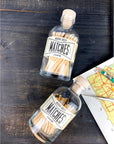 Black Vintage Apothecary Matches - Cloth + Cabin