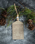 Natural Double Door Building Ornament - Cloth + Cabin