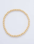 4mm Minimalist Round Ball Stretch Bracelet