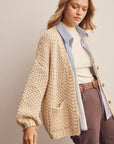 Aliza Handmade Chunky Knit Cardigan