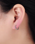 13mm Rounded Huggie Earrings