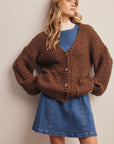 Aliza Handmade Chunky Knit Cardigan