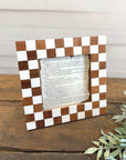 Checkered Photo Frame 5x5