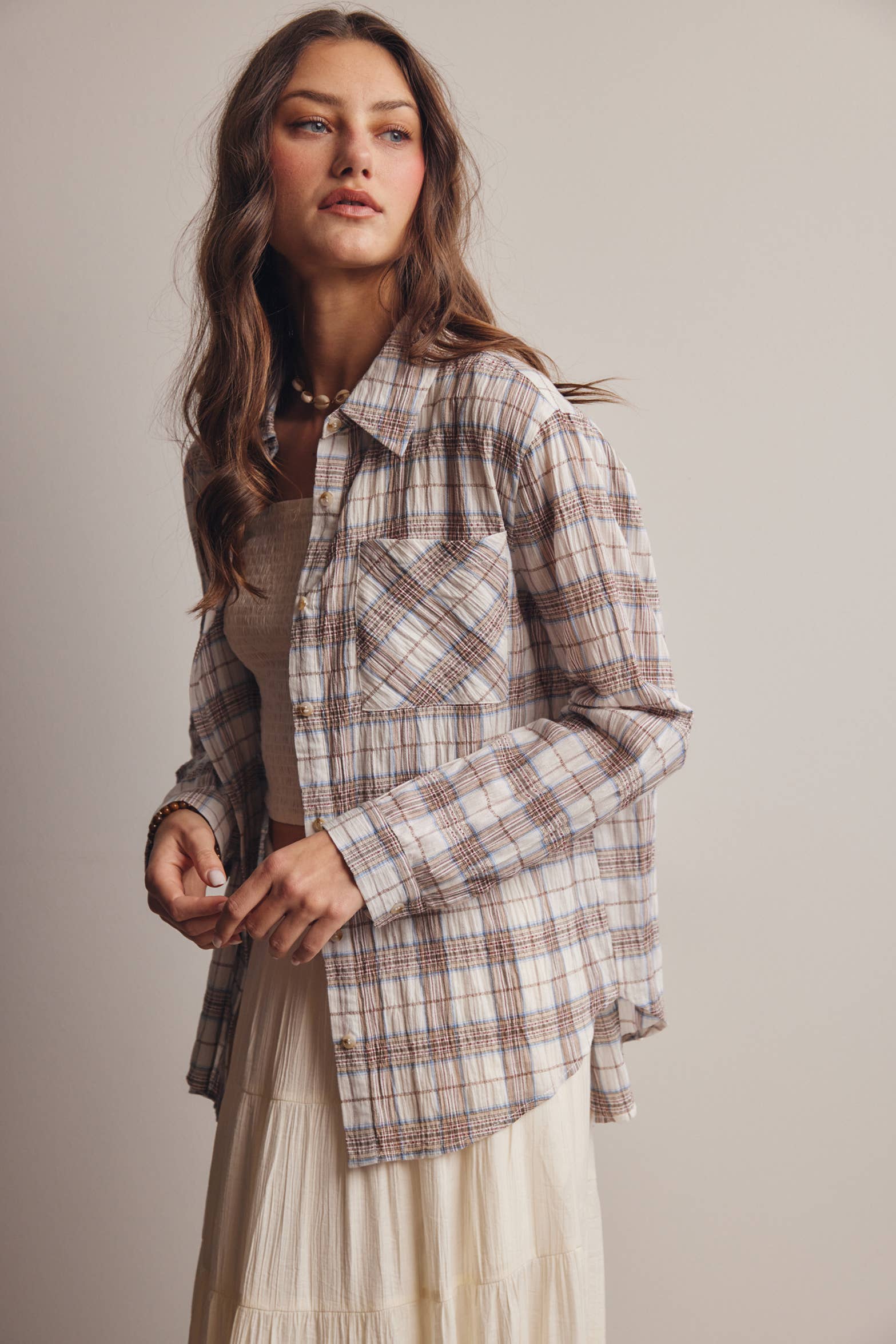 Krista Plaid Shirt