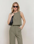 Brylee Linen Look Pants Set - Cloth + Cabin