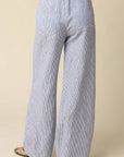 Victoria Sky Linen Wide Leg Pants