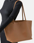 Soft Solid Color Tote Bag