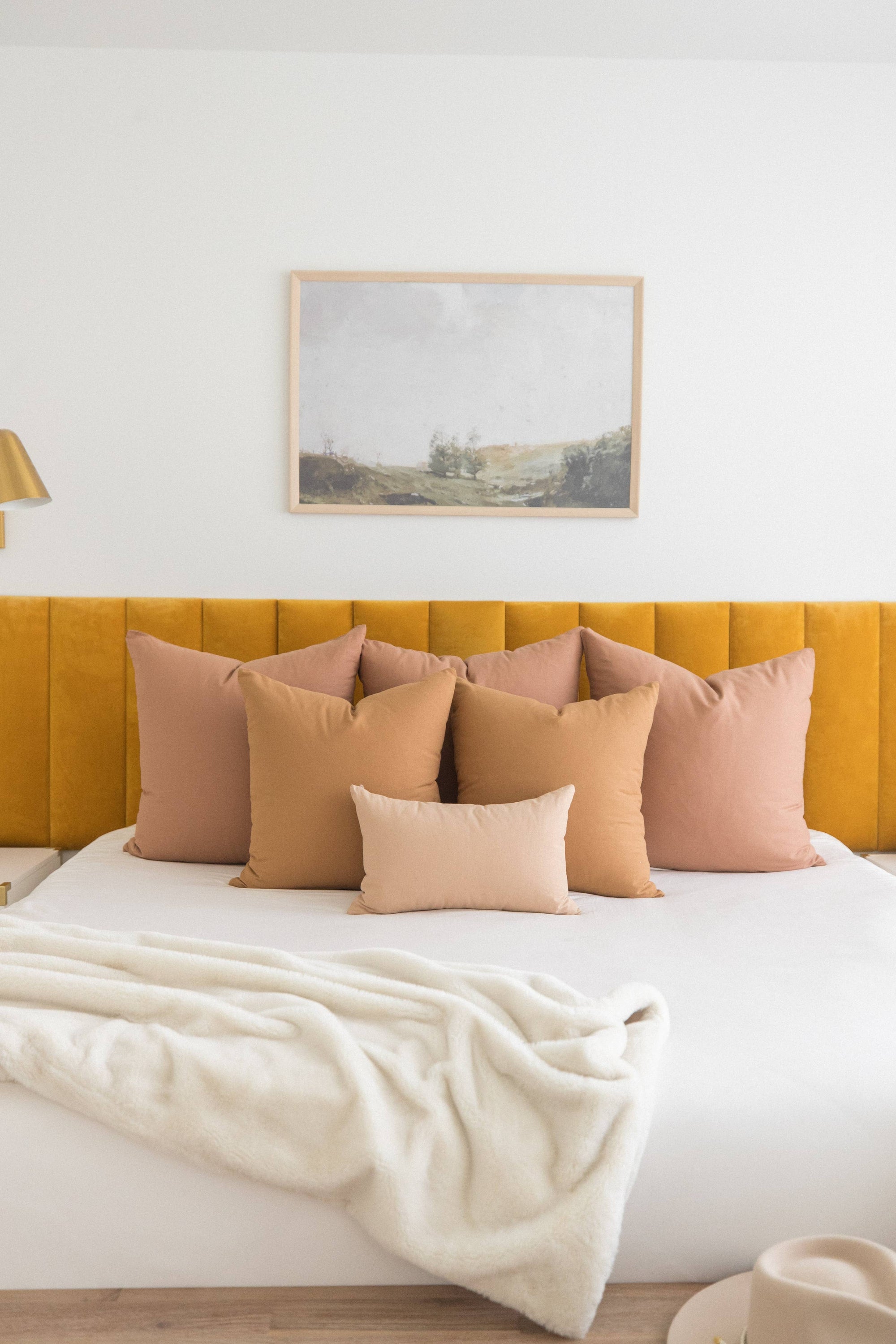 Dusty Rose Basics Pillow Cover