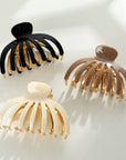Hailey Solid Gold Metal Octopus Claw Clip - Large