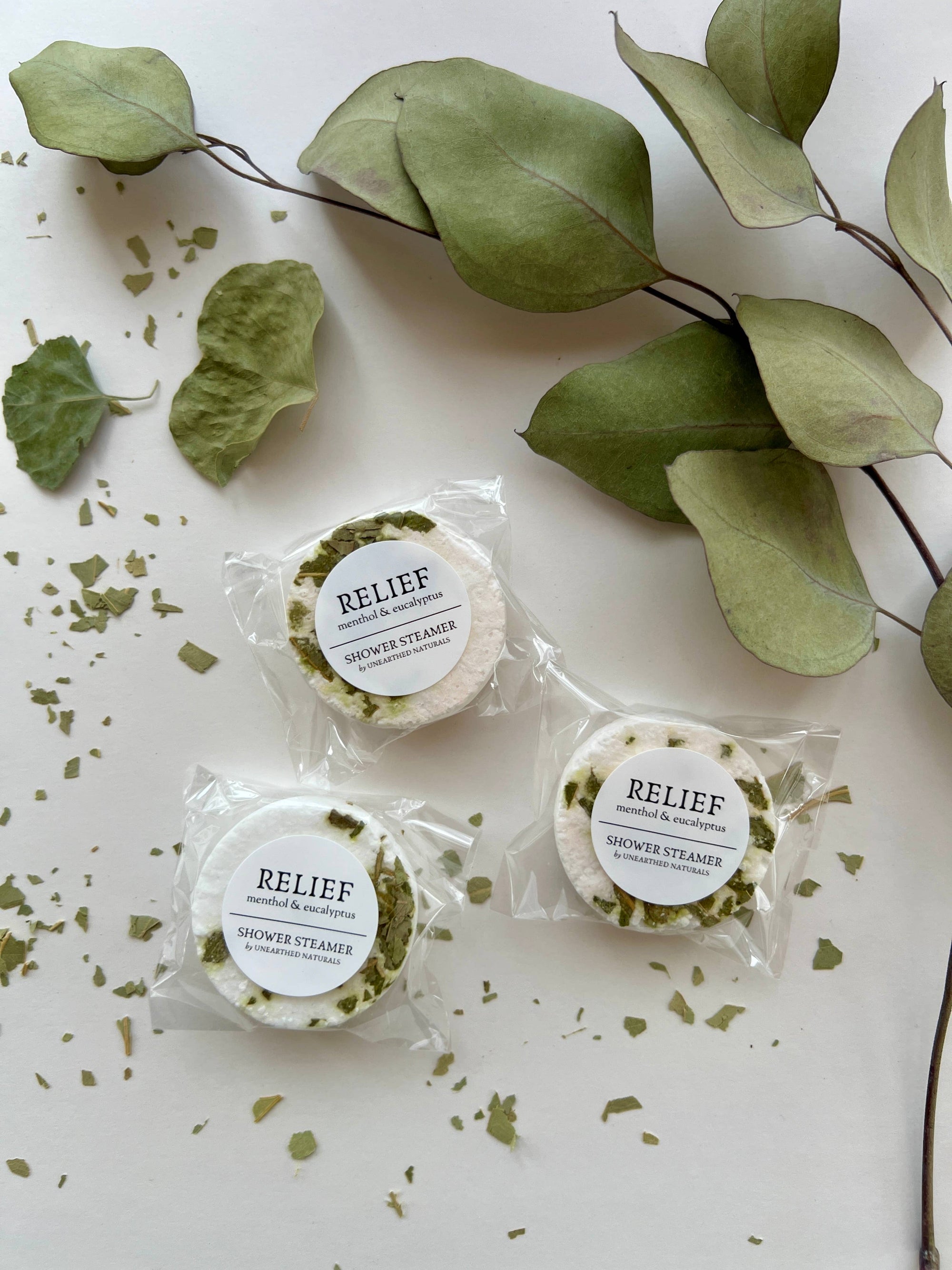 Relief - Menthol & Eucalyptus Shower Steamers - Cloth + Cabin