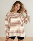 Celeste Stripe Sweatshirt