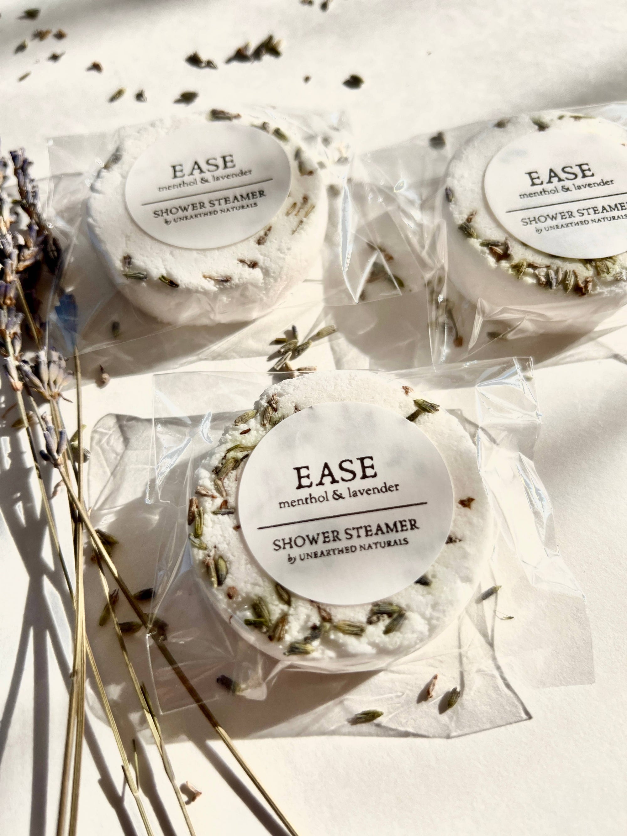Ease – Lavender + Menthol Shower Steamers - Cloth + Cabin