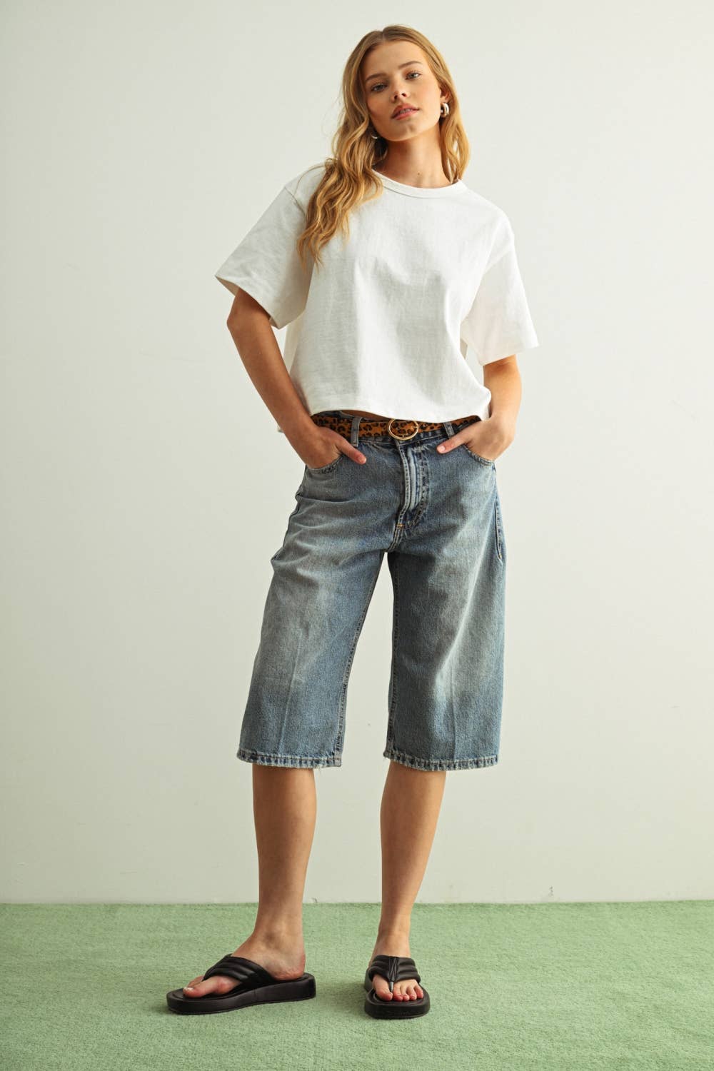Baylee Short Sleeve Linen Knitted Top