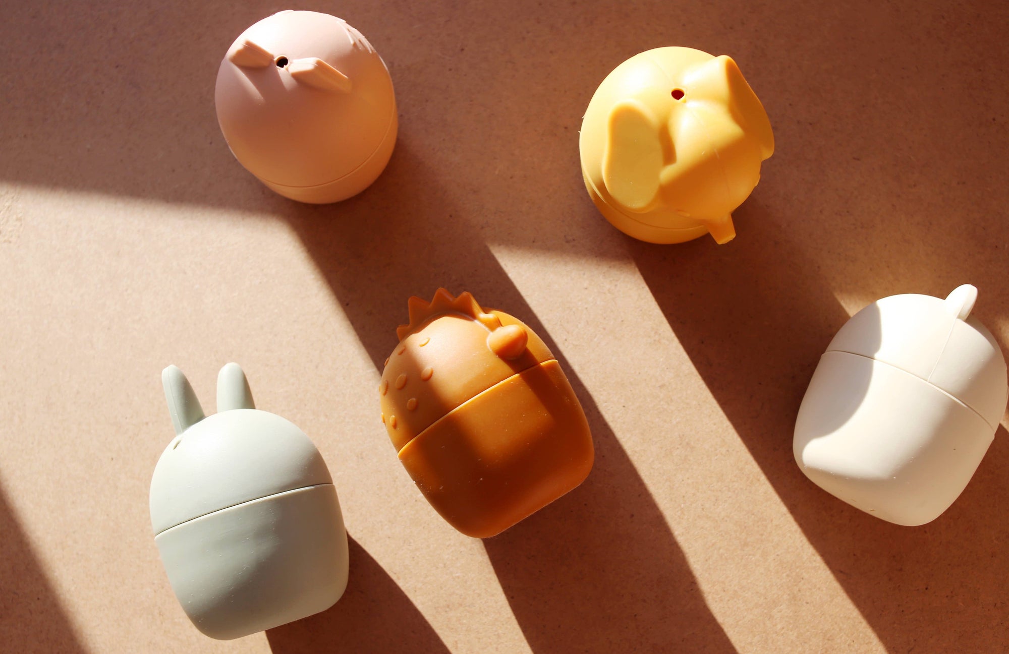 Animal Mold Free Silicone Bath Toy Set 