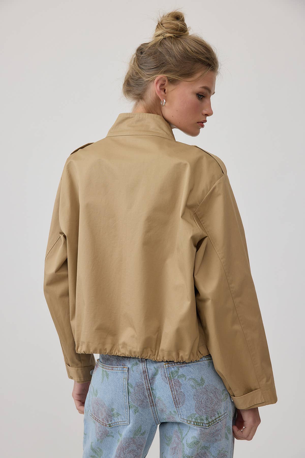 Monique Modern Cropped Utility Jacket - Cloth + Cabin