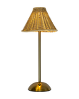Golden Rattan Led USB Lamp