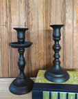 Black Empire Taper Candle Holder Medium